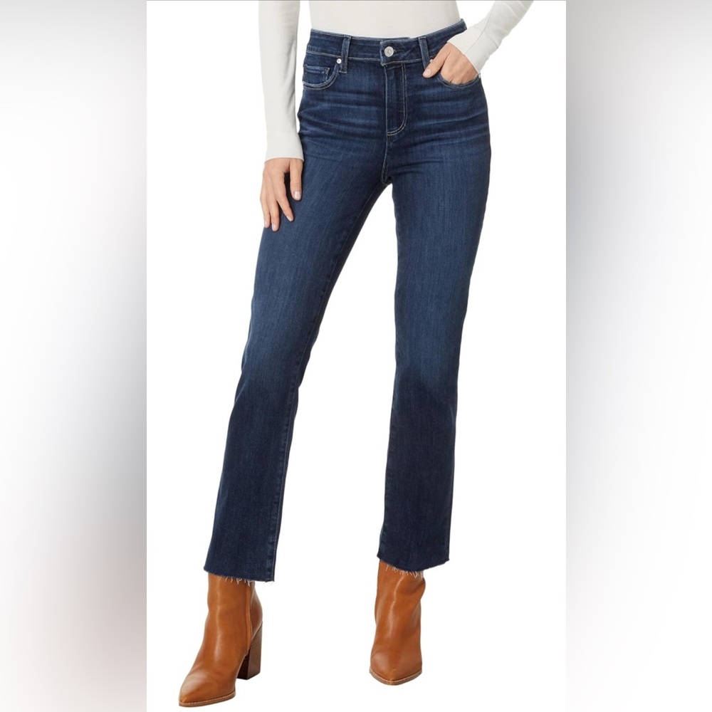 PAIGE Womens Cindy Raw Hem Jeans, Color Shipwreck